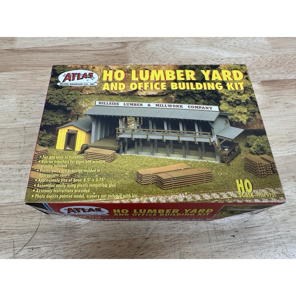 ATL-750 Atlas HO Lumber Yard & Office Kit
